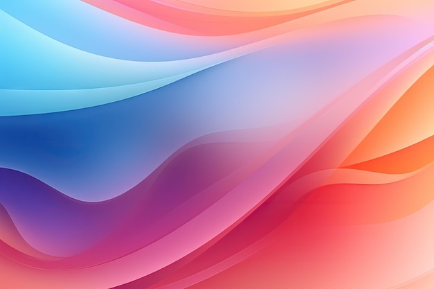 Pastel design on soft gradient background