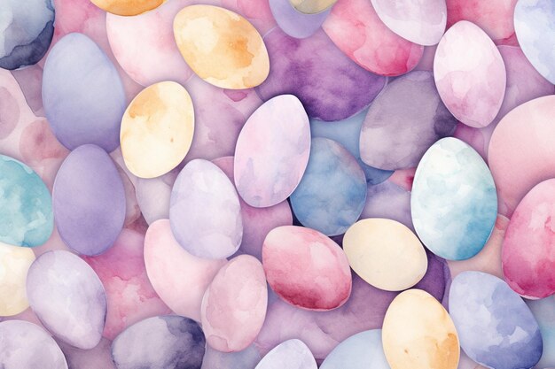 Photo pastel easter egg colors watercolour background art background paint watercolor gradient