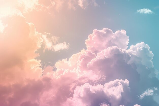 Pastel gradient abstract sky background in soft sweet colors