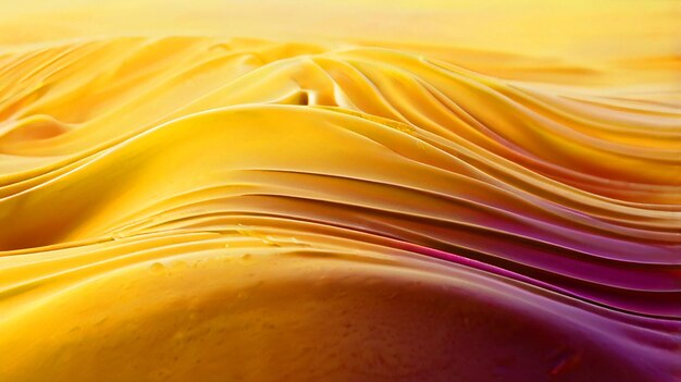 Photo pastel horizons a soft yellow abstraction