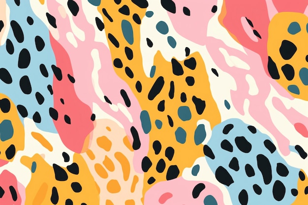 Pastel Leopard Skin Print Pastel Leopard Skin Background Pastel Leopard Skin Pattern Pastel Leopard Skin Texture Pastel Animals Skin Background AI Generative