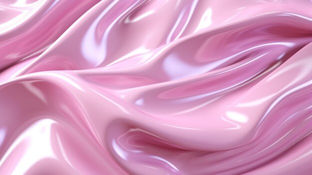 pastel pink latex shiny background AI generative