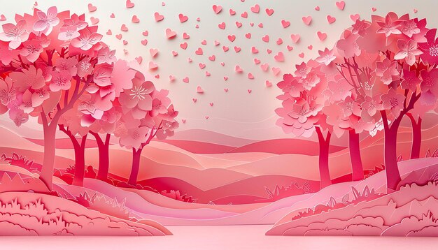 Photo pastel pink valentines day graphic design