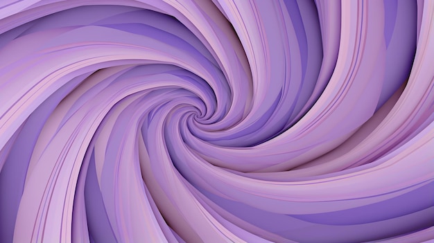 Pastel Purple Waves Circle Serene Background with Delicate Circular Motions