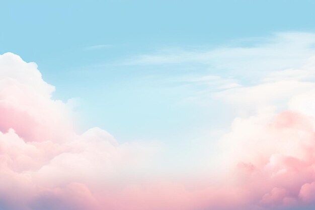 Pastel Sky background and copy space