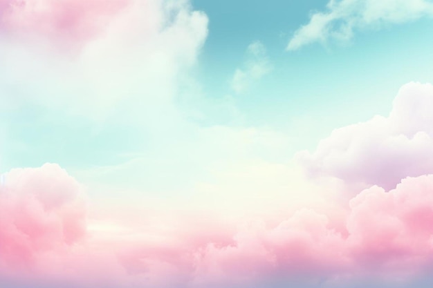 Pastel Sky background and copy space