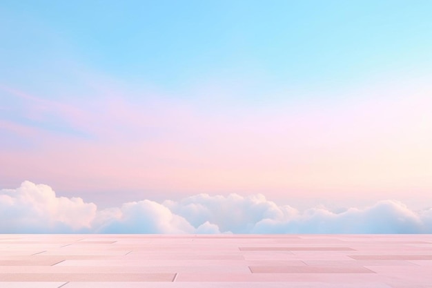 Pastel Sky background and copy space