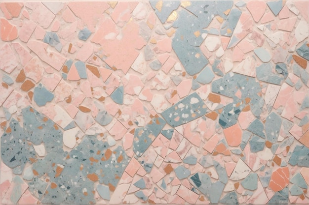 Pastel Terrazzo Texture Terrazzo Texture Background Terrazzo Mosaic Tiles Terrazzo Marble Background Terrazzo Tiles Texture AI Generative