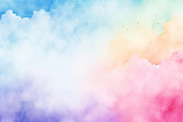 pastel watercolor background and copy space