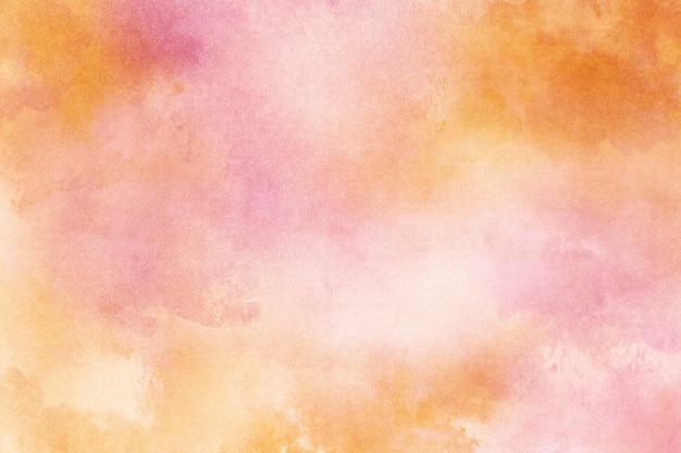 Pastel Yellow and Pink Watercolor Ombre Background Texture