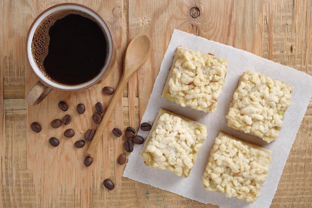 Pastries and coffee