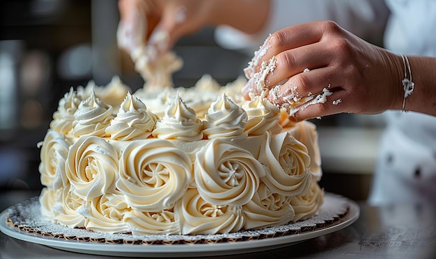 Pastry Chef Decorating