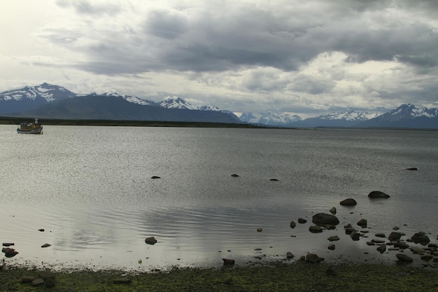 Patagonia from ferry from Puerto Natales