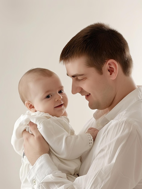 Paternal Love Father and Baby