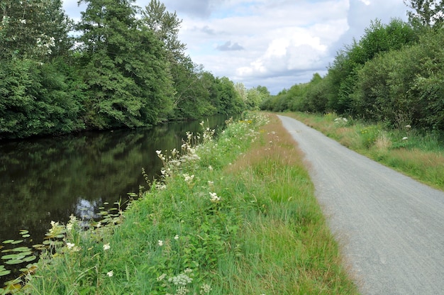 Path along the Nantes-Brest Canal