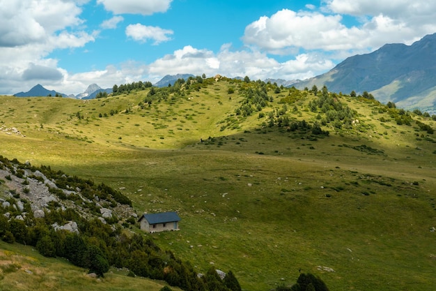 Path to the Ibon de Piedrafita Tena Valley in the Pyrenees Huesca Spain