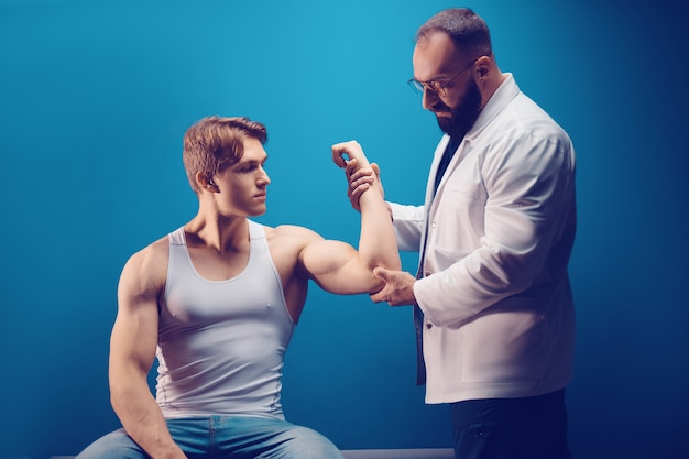 Patient at the doctor's appointment. Health care concept