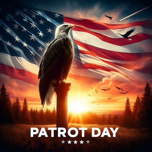 Photo patriot day united states social media post banner poster template