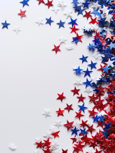 Photo patriotic star confetti party decoration