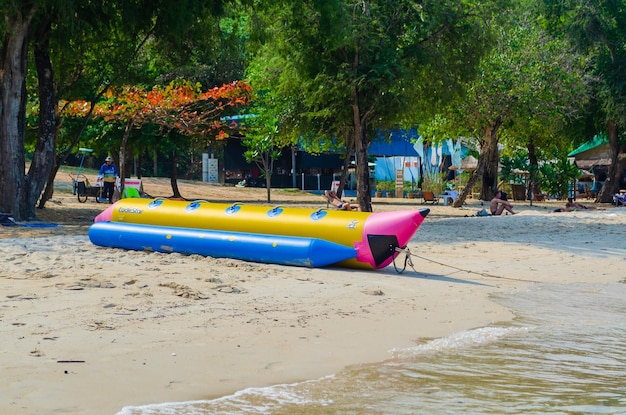 PATTAYA Thailand Rest on the shores of the Gulf of Thailand on a military beach in Pattaya