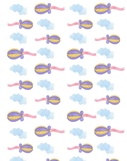 pattern air transportion design illustration