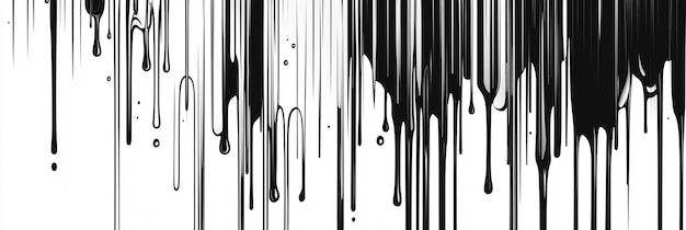 Photo pattern bold black and white dripping paint vector art minimalist grunge design