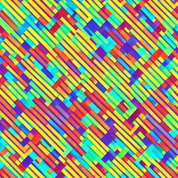 Photo pattern consisting of multiple colored stripes arranged in a chevron or inverted v pattern the