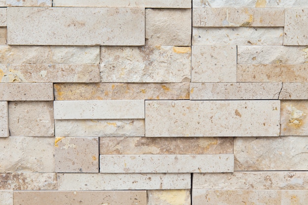 Pattern of decorative slate stone wall for background.