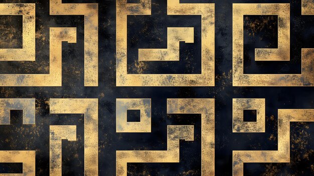 Pattern featuring the Greek Key motif with a series of connected right angles reflecting ancient Greek aesthetics High quality sharp images graphic illustration