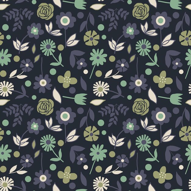 pattern floral design ethnic blossom textile fabric illustration