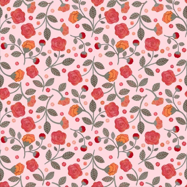 pattern floral design ethnic blossom textile fabric illustration