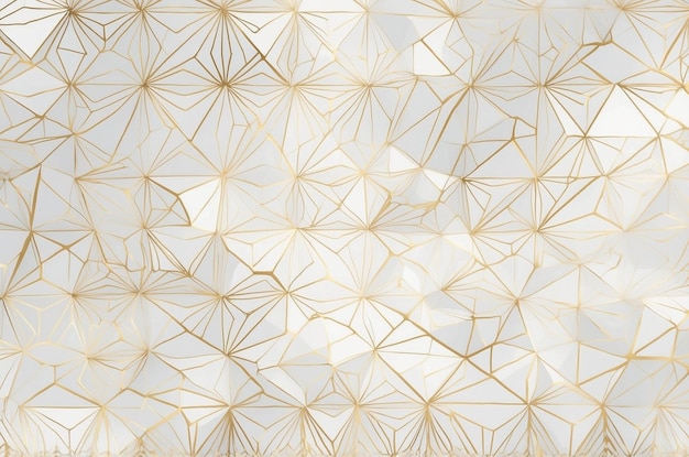 the pattern of the gold geometric shapes is a beautiful design