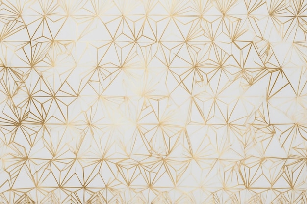 the pattern of the gold geometric shapes is a beautiful design