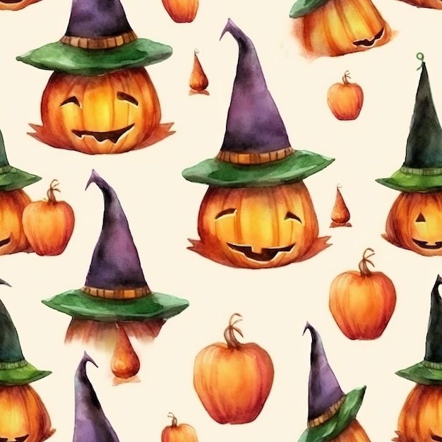 Pattern of Hallowen theme