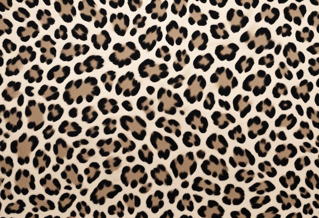 Photo the pattern of leopard fur is a pattern of different colors