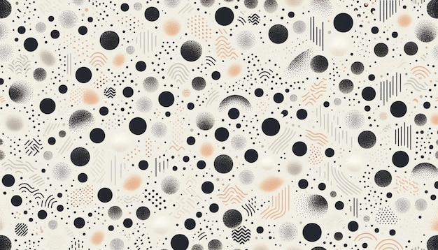 a pattern of specks small splashes in colors and black