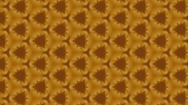 pattern of triangles on a brown background.