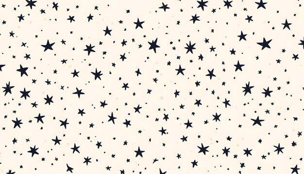 a pattern with black stars on a white background