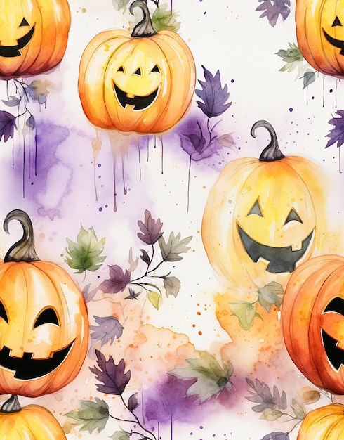 Patterned Halloween Background