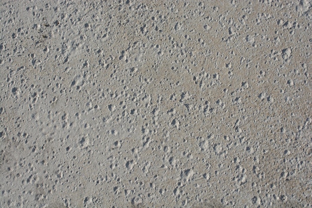 Patterns on freshly poured concrete surface