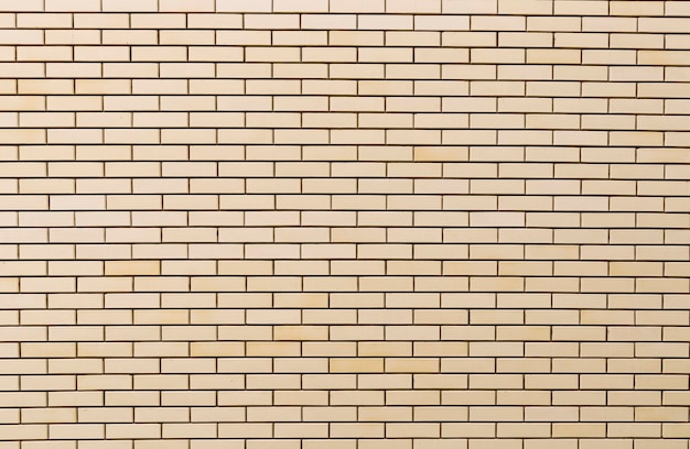 The patternt from the brick wall yellow color