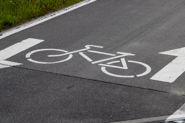 Paved road for car traffic