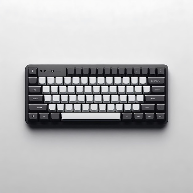 Photo pc wireless keyboard illustration