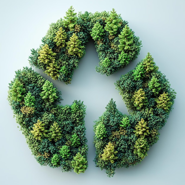 a peace sign made of green and yellow grass