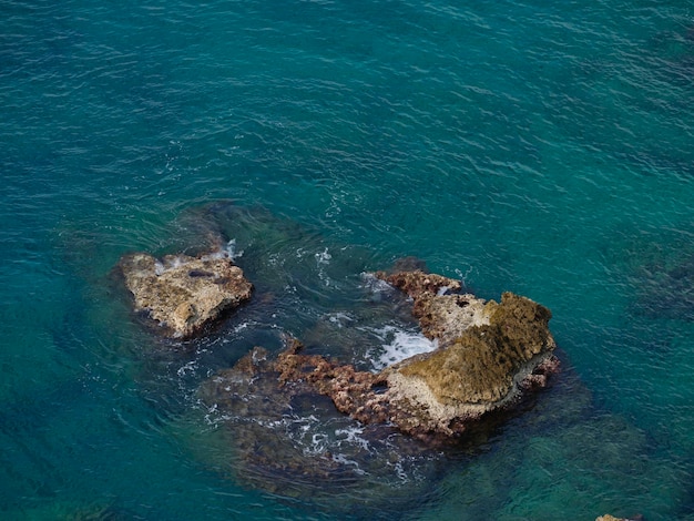 Peaceful sea view and cliffs