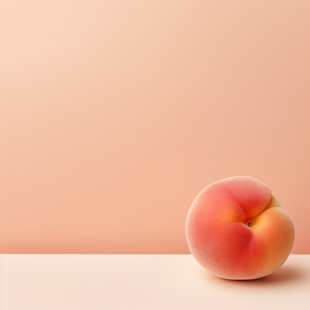 Photo peach background and surface for a product mockup