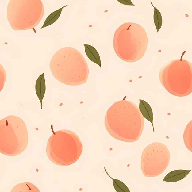 Photo peach backgrounds pattern fruit