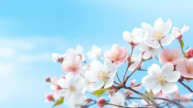 Peach Blossom in spring sunlight