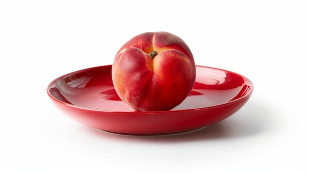 Peach Fruit on transparent background