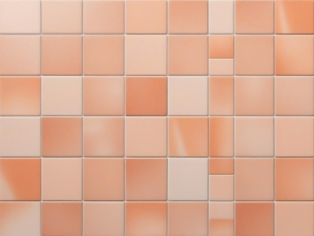 Photo peach fuzz harmony diverse tile designs in soft hues